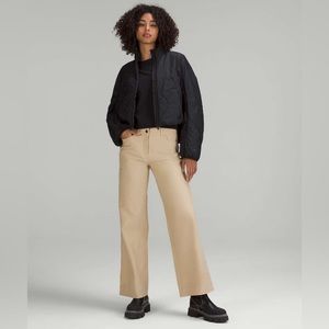 City Sleek 5 Pocket High-Rise Wide-Leg Pant *Full Length in trench, size 28